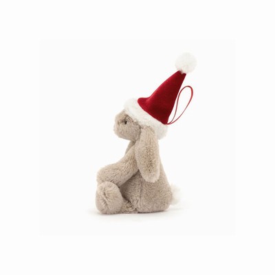 Jellycat Bashful Christmas Decoration Bunnies UK | 69372IRYP